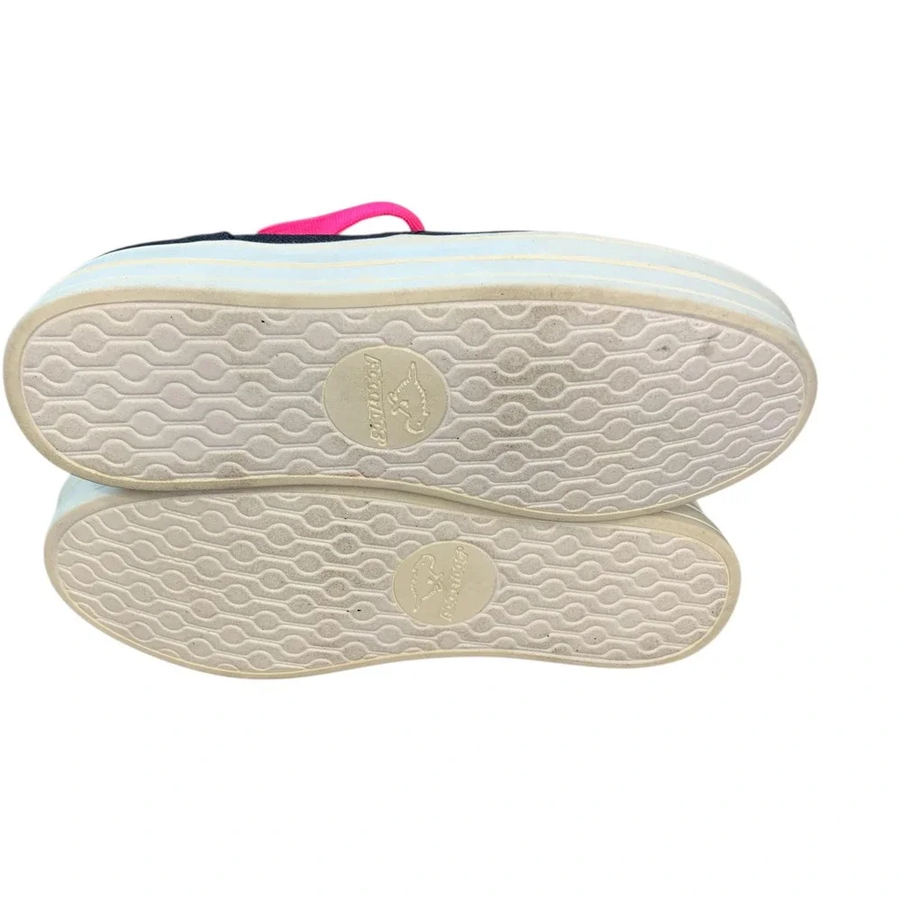Rocket‎ Dog Platform Sneakers Canvas Lace Up Casual Shoes Black Pink Size 8.5